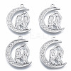 Non-Tarnish 201 Stainless Steel Pendants STAS-N098-195P-2