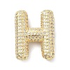 Rack Plating Brass Micro Pave Cubic Zirconia Pendants KK-Q790-01H-G-1