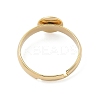 Adjustable Brass Pad Ring Settings KK-K414-10C-G-3