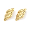 Ion Plating(IP) 304 Stainless Steel Stud Earrings for Women EJEW-B050-17G-01-1