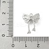 Brass Micro Pave Cubic Zirconia Pendants KK-M326-18B-P-3