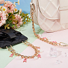 2Pcs Aluminum Curb Chain Bag Straps AJEW-PH0018-07A-5