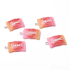 Resin Pendants RESI-TAC0002-19E-2