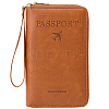 Rectangle PU Leather Travel Passport Wallet Cover AJEW-WH20096-52A-1