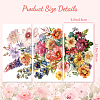 3 Sheets 3 Styles PVC Waterproof Decorative Stickers DIY-WH0404-040-2