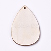 Unfinished Blank Wood Pendants WOOD-WH0098-66-1