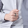 Viking Word 304 Stainless Steel Rotatable Finger Rings for Men FS-WGA52A7-02-2