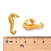 304 Stainless Steel Rhinestone Stud Earrings EJEW-P316-07G-2