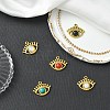5Pcs 5 Styles Natural Turquoise & Howlite STAS-YW0002-52-5