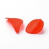 Acrylic Frosted Beads FACR-WH0025-02-1
