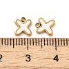 304 Stainless Steel Enamel Charms STAS-L022-292G-X-3