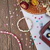 12 Strands 6 Colors Handmade Polymer Clay Beads Strands CLAY-HY0001-01-4