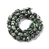 Natural Green Spot Jasper Beads Strands LS-G-G146-A26-01-3