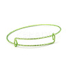 Adjustable Iron Bangle Making BJEW-TAC0004-02K-2