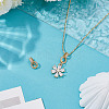 2Pcs 925 Sterling Silver Micro Pave Clear Cubic Zirconia Enhancer Shortener Bails STER-AR0001-22G-4