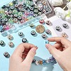 100Pcs Large Hole Dog Paw Prints Pattern Resin European Beads OPDL-YW0001-06-5