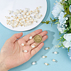 52Pcs 2 Colors Grade B Natural Cultured Freshwater Pearl Rice Charms PEAR-ME0001-04-3