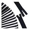 60Pcs 2 Colors Zinc Alloy with Nylon Replacement Zippers FIND-PH0026-34-6