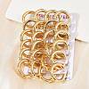 202 Stainless Steel Polishing Hoop Earrings EJEW-M106-02G-07-2