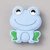 Frog Food Grade Eco-Friendly Silicone Focal Beads LS-SIL-WH0006-29D-1