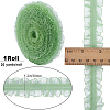 20 Yards Ruffled Nylon Elastic Lace Trim EW-WH0018-03D-2