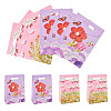 6Pcs 2 Styles Flower Printed Rectangle Paper Gift Bags with Hole Handles ABAG-TA0001-54-1