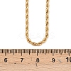 304 Stainless Steel Rope Chain Necklaces X-NJEW-R223-14-3