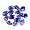 Handmade Millefiori Glass Barrel Beads LA-N002-02C-1