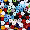 Opaque Colours Glass Seed Beads SEED-N007-P4x6mm-B02-3