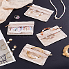1Pc Rectangle Polyester Cosmetic Zipper Pouches AJEW-LP0004-06-1