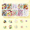 DIY Flat Round & Round Acrylic & Glass Seed Beads Jewelry Making Findings Kits DIY-FS0006-45-6