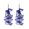 Bohemian Cloth Dangle Earrings for Women WG4D7D2-01-1