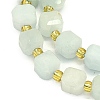 Natural Aquamarine Beads Strand G-I376-D12-01-3