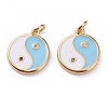 Brass Micro Pave Clear Cubic Zirconia Pendants X-KK-C100-16G-03-1