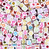 800Pcs Craft Style Acrylic Beads MACR-PA0001-37-1