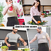 Polyester Waiter Aprons with 3 Pockets AJEW-WH20064-38-4