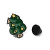 Christmas Theme Zinc Alloy Enamel Pin Brooch for Backpack Clothes JEWE-R003-01EB-10-3