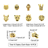 Animal Theme Tibetan Style Alloy Beads TIBEB-PH0013-71AG-RS-2