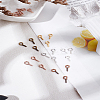480Pcs 6 Colors Iron Screw Eye Pin Peg Bails IFIN-LP0001-46-1