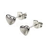 304 Stainless Steel Stud Earrings for Women EJEW-G459-01C-P-2