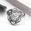 Non-Tarnish 201 Stainless Steel Adjustable Rings LS-RJEW-C074-06P-1