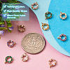  Jewelry 10Pcs 5 Colors Brass Micro Pave Cubic Zirconia Charms KK-PJ0001-23-4