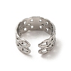 Non-Tarnish 201 Stainless Steel Finger Rings RJEW-H223-02P-09-4