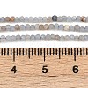 Natural Angelite Beads Strands LS-G-RM2025-A31-2mm-5