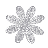 430 Stainless Steel Filigree Pendants STAS-S108-11A-1