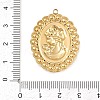 304 Stainless Steel Enamel with ABS Plastic Imitation Pearl Pendants STAS-Z185-02G-4
