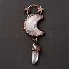 Natural Quartz Crystal Big Pendants G-M383-25D-2