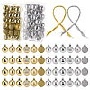 2 Sets 2 Colors Plastic Ball Hanging Pendant Decorations DIY-GA0005-40B-1