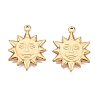 Ion Plating(IP) 304 Stainless Steel Pendants STAS-T064-42G-2