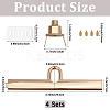 4Pcs Zinc Alloy Twist Bag Lock Purse Catch Clasps PURS-CP0001-03LG-2